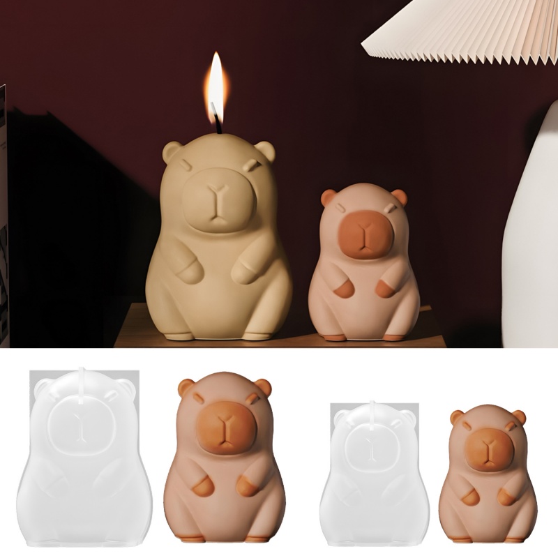 Candle Making Diy - Capybara Pudding Baking Silicone Mold DIY