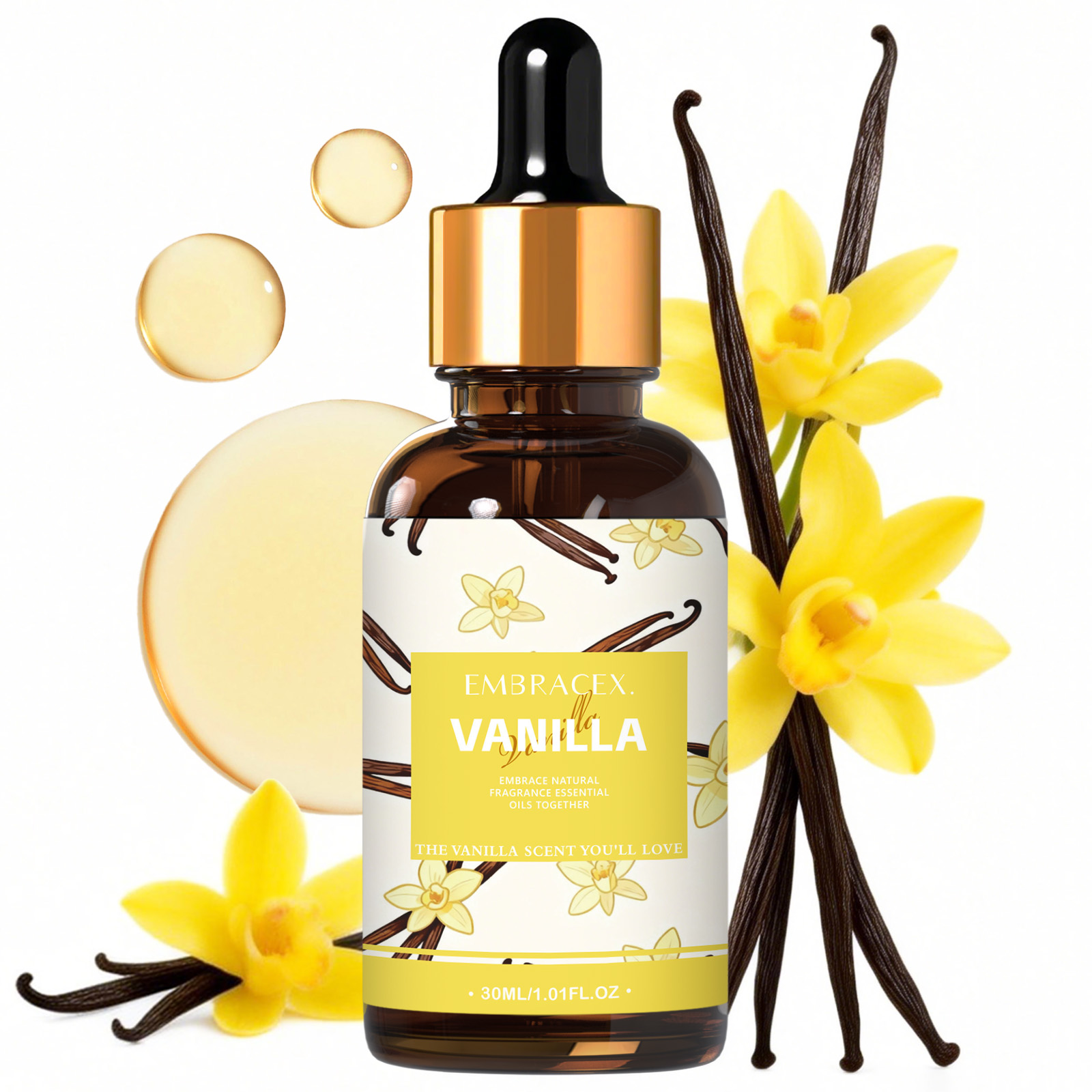 Candle Making Scents - 30ml Vanilla Fragrance Oils For Diffusers