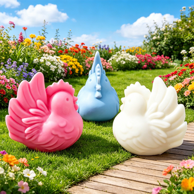 Candle Making Easy - Cartoon Hen Silicone Candle Mold, 3D