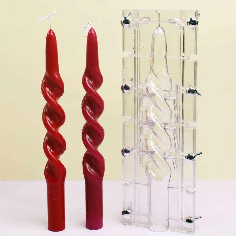 XOẮN Sọc Cột Acrylic Nến Khuôn - đánh giá và giá Candle Making Course