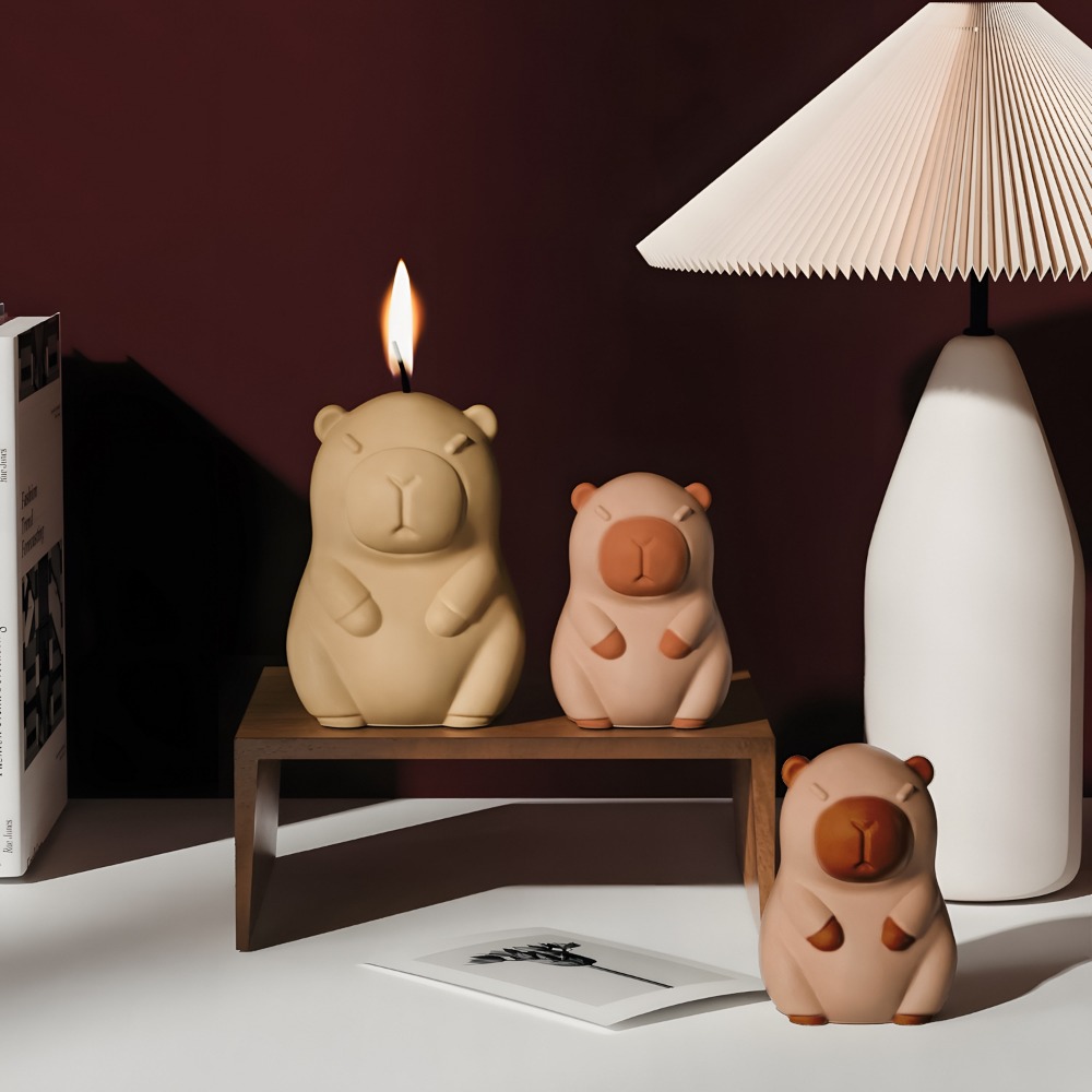 Standing Capybara Scent Candle - đánh giá và giá Candle Making Easy