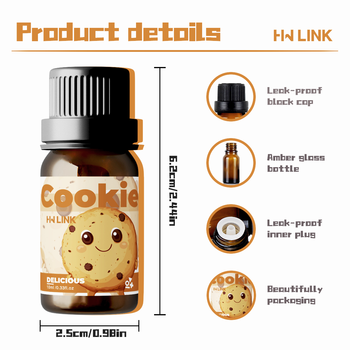 10ml Cookie Fragrance Oils For - đánh giá và giá Candle Making Scents
