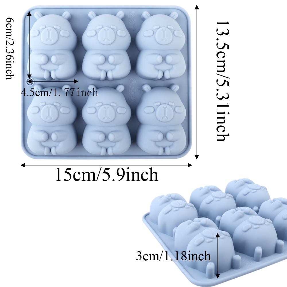 1 Silicone Cake Mold in the Sh - đánh giá và giá Candle Making Equipment