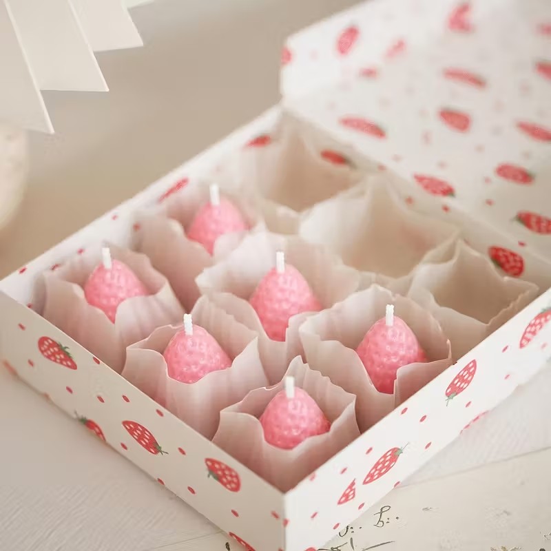Strawberry Silicone Candle Mol - đánh giá và giá Candle Making Equipment