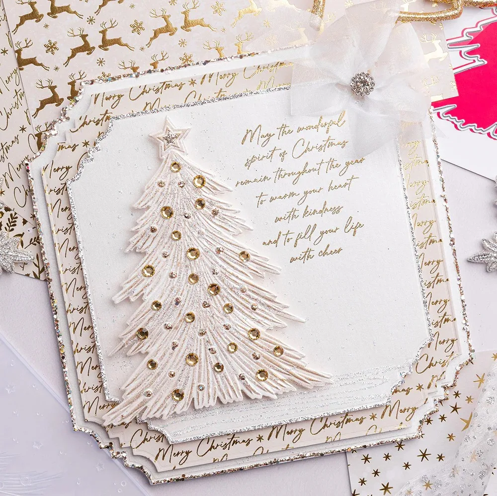 Gilded Floral Merry Christmas  - đánh giá và giá Candle Making Guide