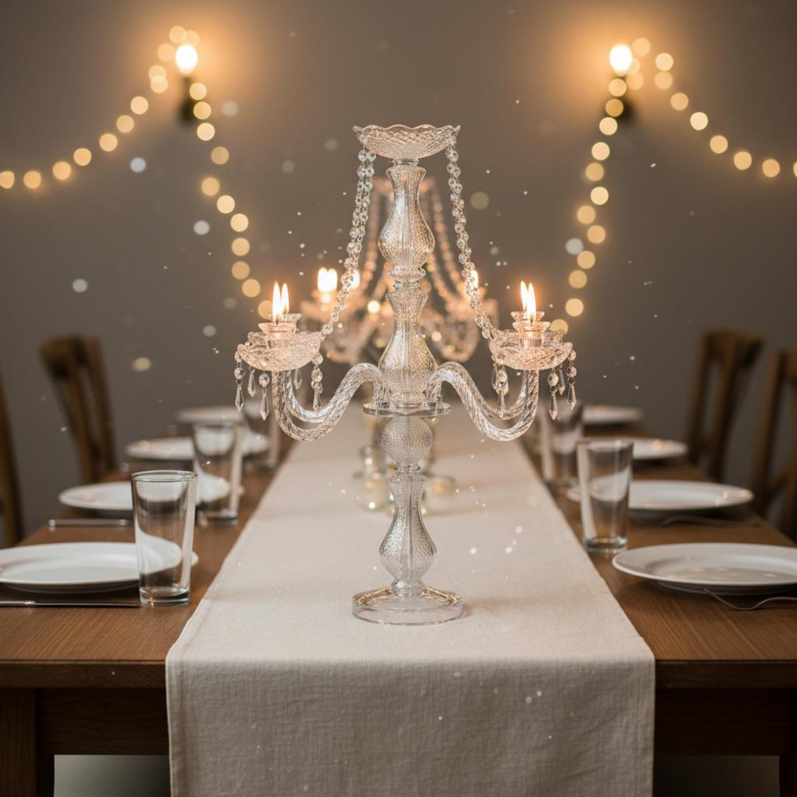 Crystal Candelabra Elegant Wed - đánh giá và giá Candle Making Diy