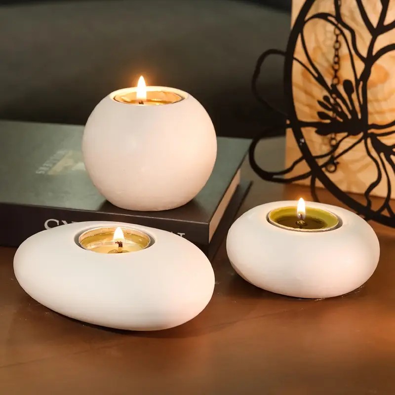 Tealight Candle Holder Resin S - đánh giá và giá Candle Making Equipment