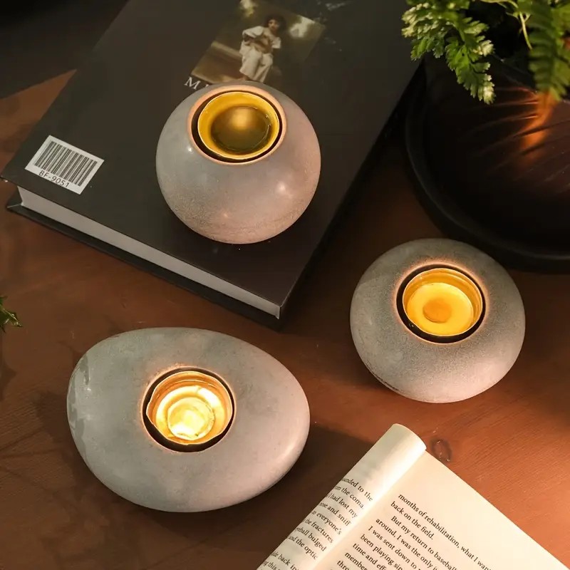 Tealight Candle Holder Resin S - đánh giá và giá Candle Making Equipment