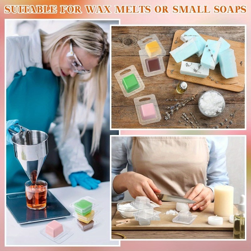20/50pcs Clear Plastic Wax Mel - đánh giá và giá Candle Making Course
