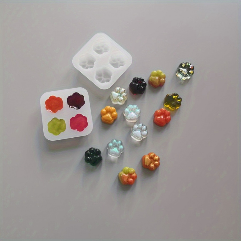 1Cat Paw Pattern Silicone Mold - đánh giá và giá Candle Making Equipment