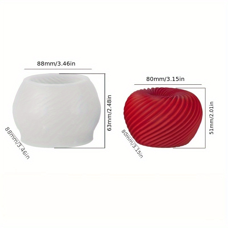 A trendy red apple silicone mo - đánh giá và giá Candle Making Easy