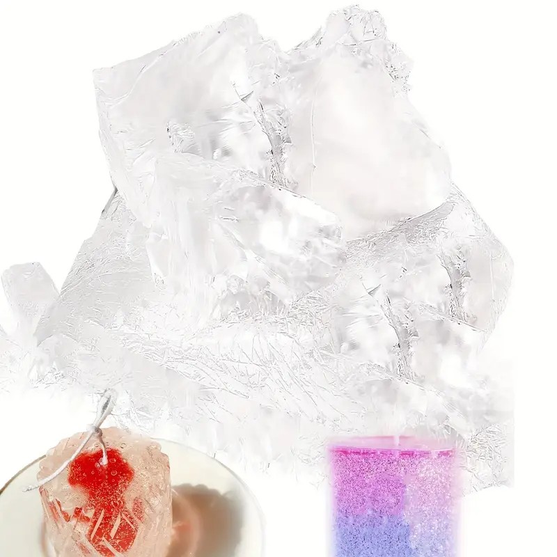 Transparent Crystal Wax, Jelly - đánh giá và giá Candle Making Easy